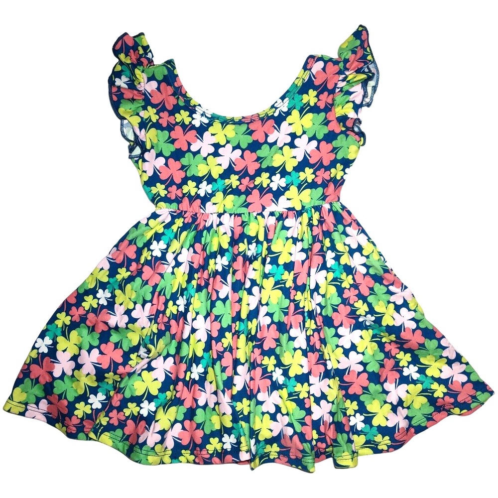 Dot Smile Girls 12 18 24 Empire Dress St‎ Patrick's Day Shamrock Green Baby NWT